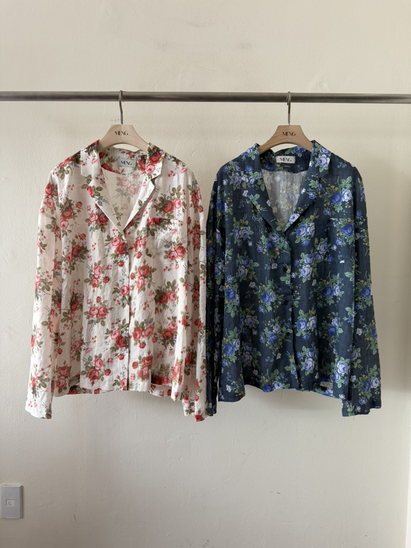 MENG韓國東大門直郵女士新款人氣26春夏熱賣襯衫蕾絲衫套裝MENG襯衫/蕾絲衫