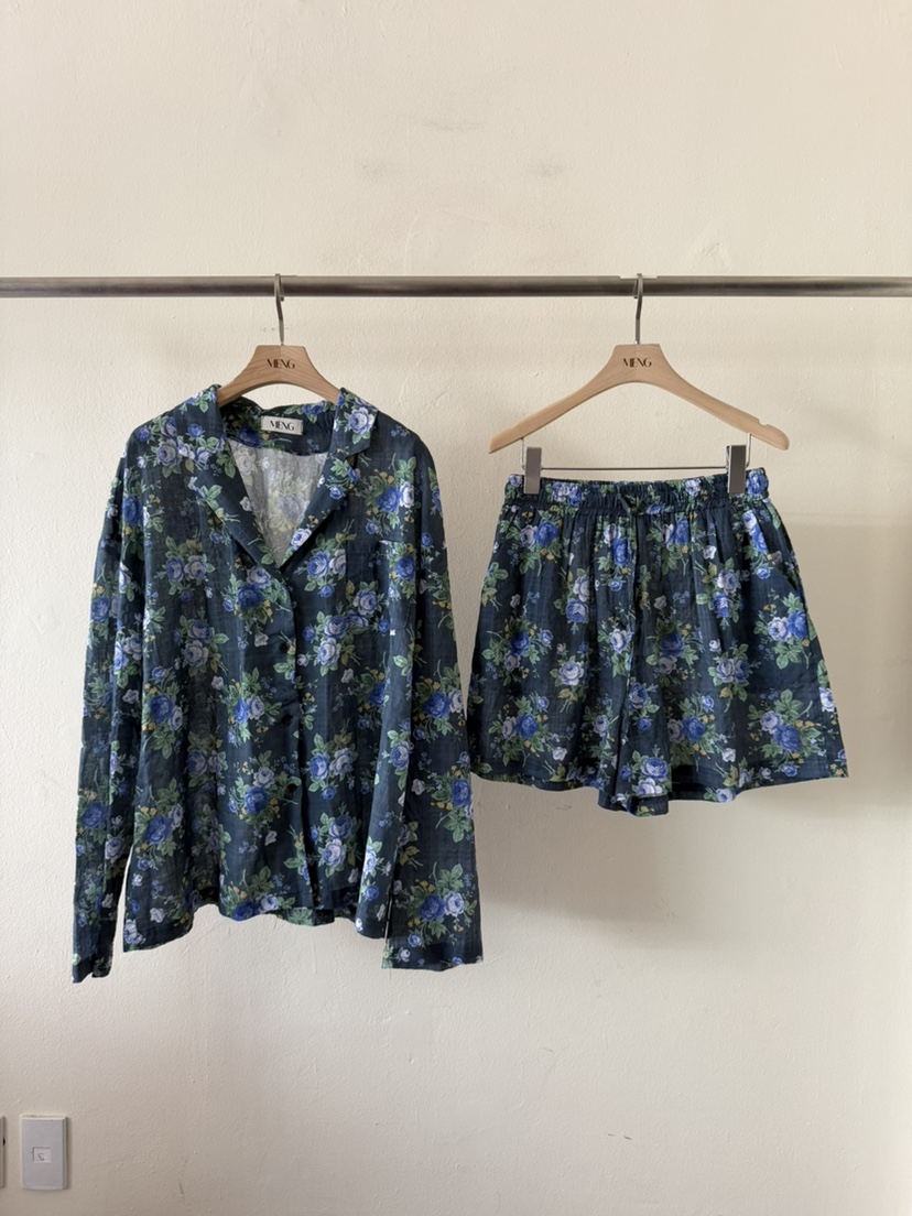 MENG韓國東大門直郵女士新款人氣26春夏熱賣襯衫蕾絲衫套裝MENG襯衫/蕾絲衫