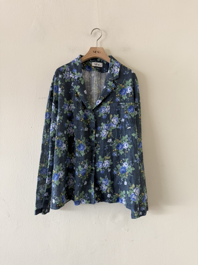 MENG韓國東大門直郵女士新款人氣26春夏熱賣襯衫蕾絲衫套裝MENG襯衫/蕾絲衫圖色2