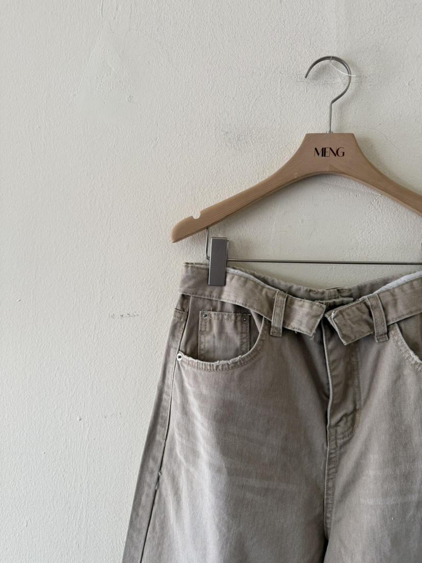 MENG韓國直郵實拍女士新品時尚休閑推薦人氣熱賣職業休閑褲MENG休閑褲