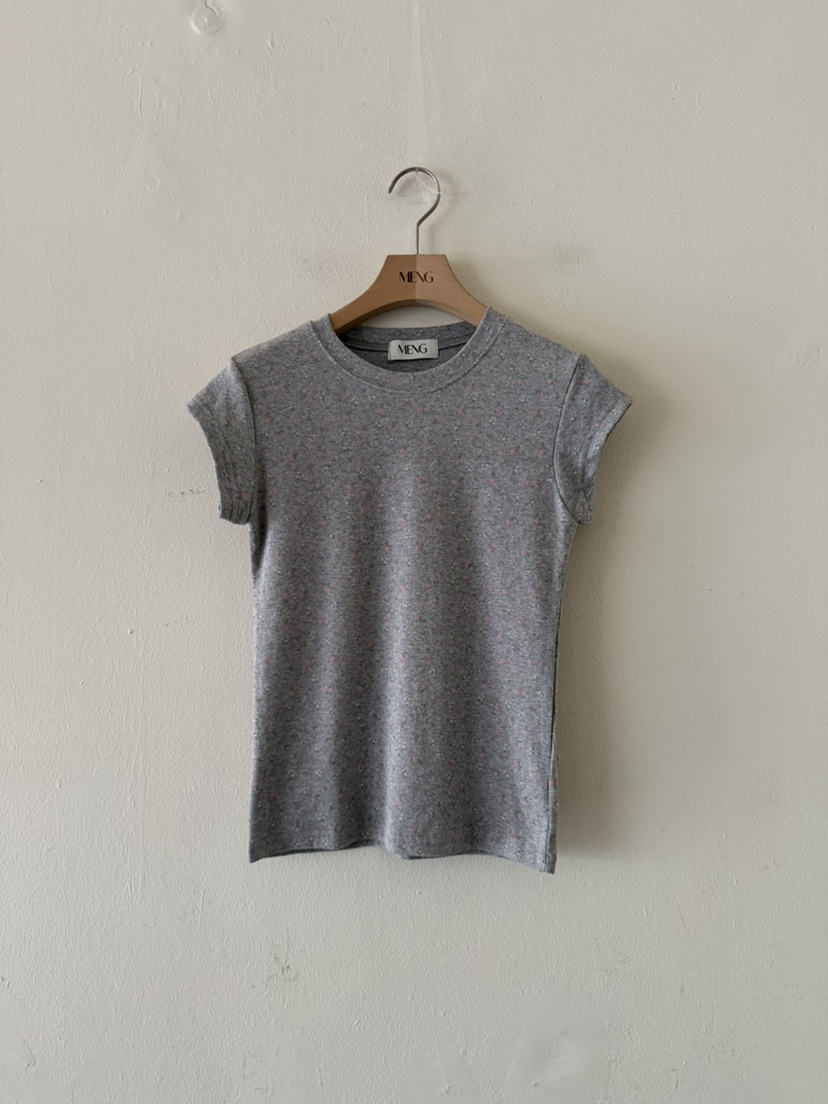 MENG韓國直郵女士新款休閑熱賣時尚推薦人氣26春夏職業T恤MENGT恤圖色2