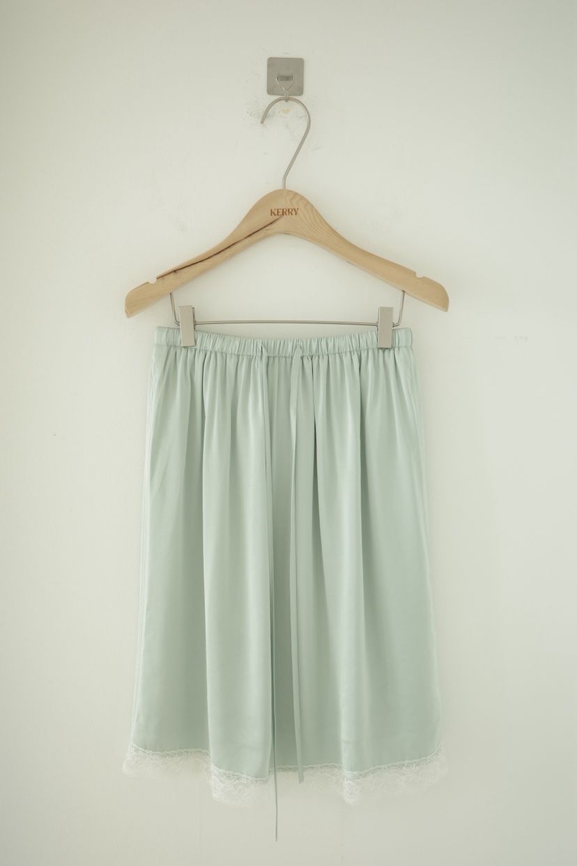 KERRY韓國代購女士新款休閑推薦時尚人氣半身裙中短裙蕾絲KERRY半身裙/中短裙圖色2