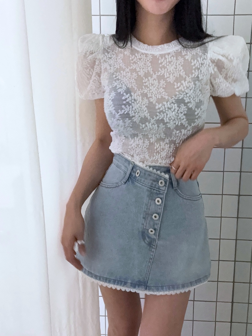 AB東大門實拍女士新款人氣真品職業時尚休閑26春夏襯衫蕾絲衫AB襯衫/蕾絲衫