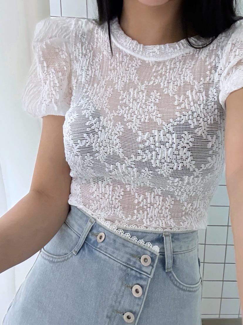 AB東大門實拍女士新款人氣真品職業時尚休閑26春夏襯衫蕾絲衫AB襯衫/蕾絲衫圖色1