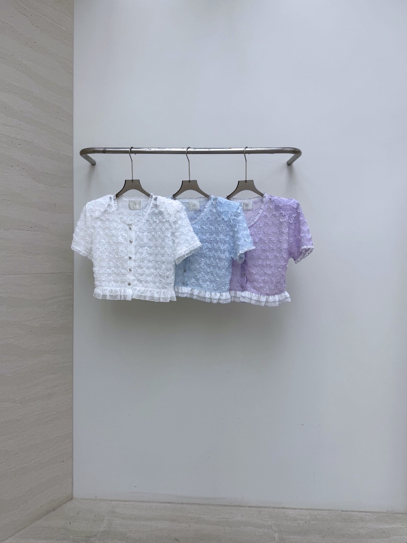 AB東大門實拍女裝新款熱賣26春夏時尚推薦休閑襯衫蕾絲衫AB襯衫/蕾絲衫