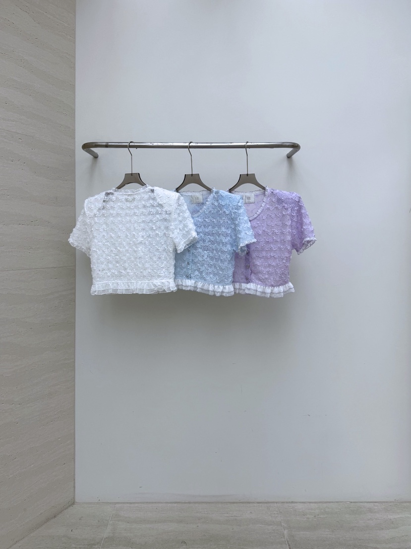 AB東大門實拍女裝新款熱賣26春夏時尚推薦休閑襯衫蕾絲衫AB襯衫/蕾絲衫