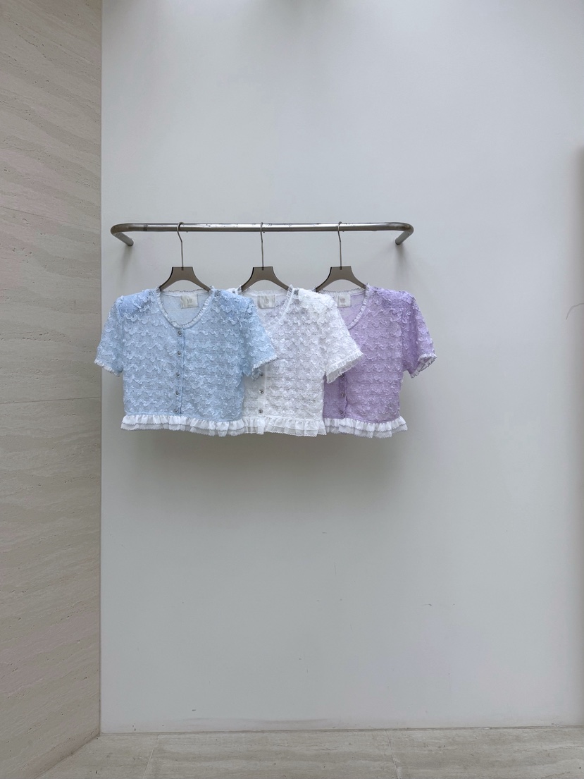 AB東大門實拍女裝新款熱賣26春夏時尚推薦休閑襯衫蕾絲衫AB襯衫/蕾絲衫