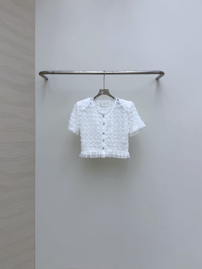 AB東大門實拍女裝新款熱賣26春夏時尚推薦休閑襯衫蕾絲衫AB襯衫/蕾絲衫圖色2