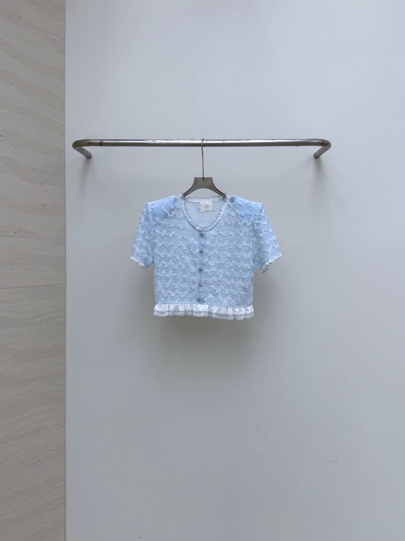 AB東大門實拍女裝新款熱賣26春夏時尚推薦休閑襯衫蕾絲衫AB襯衫/蕾絲衫圖色3