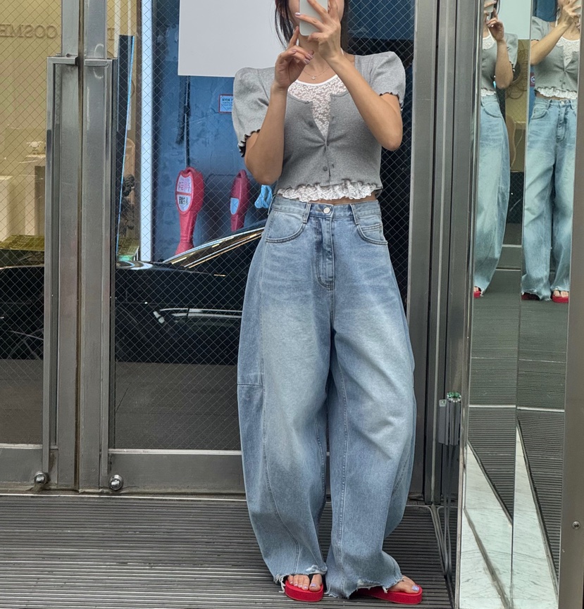 AB東大門實拍女裝新款人氣真品推薦26春夏時尚針織衫假兩件AB針織衫