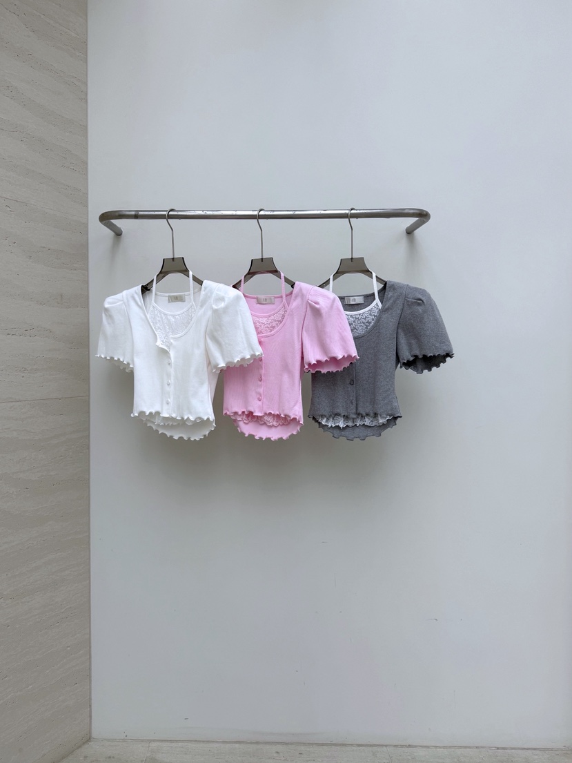 AB東大門實拍女裝新款人氣真品推薦26春夏時尚針織衫假兩件AB針織衫