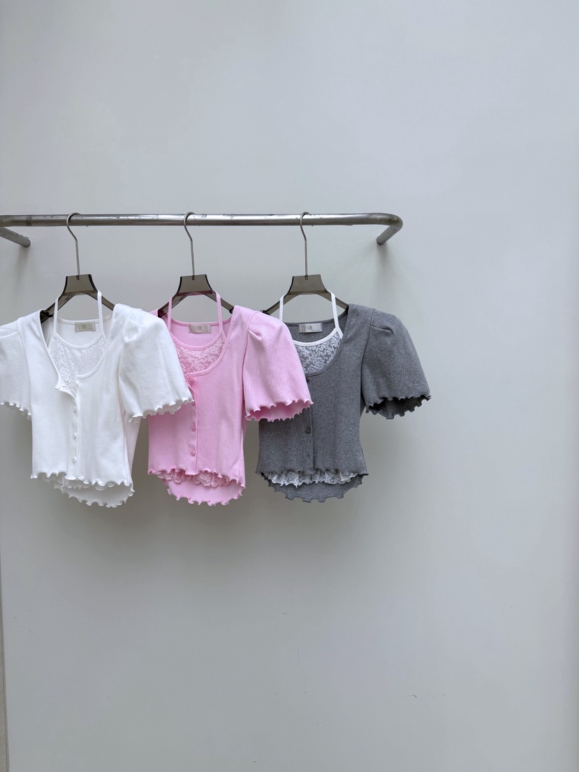 AB東大門實拍女裝新款人氣真品推薦26春夏時尚針織衫假兩件AB針織衫