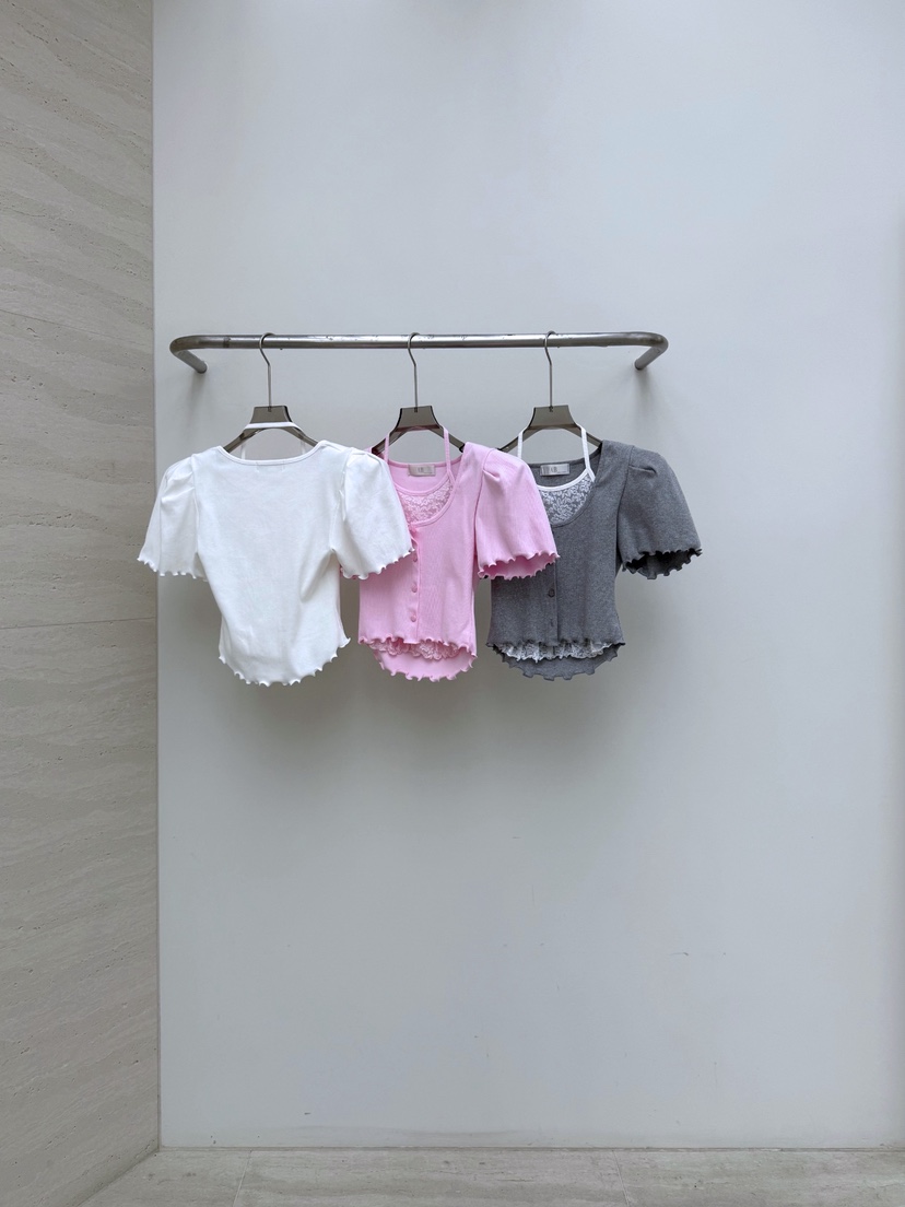 AB東大門實拍女裝新款人氣真品推薦26春夏時尚針織衫假兩件AB針織衫