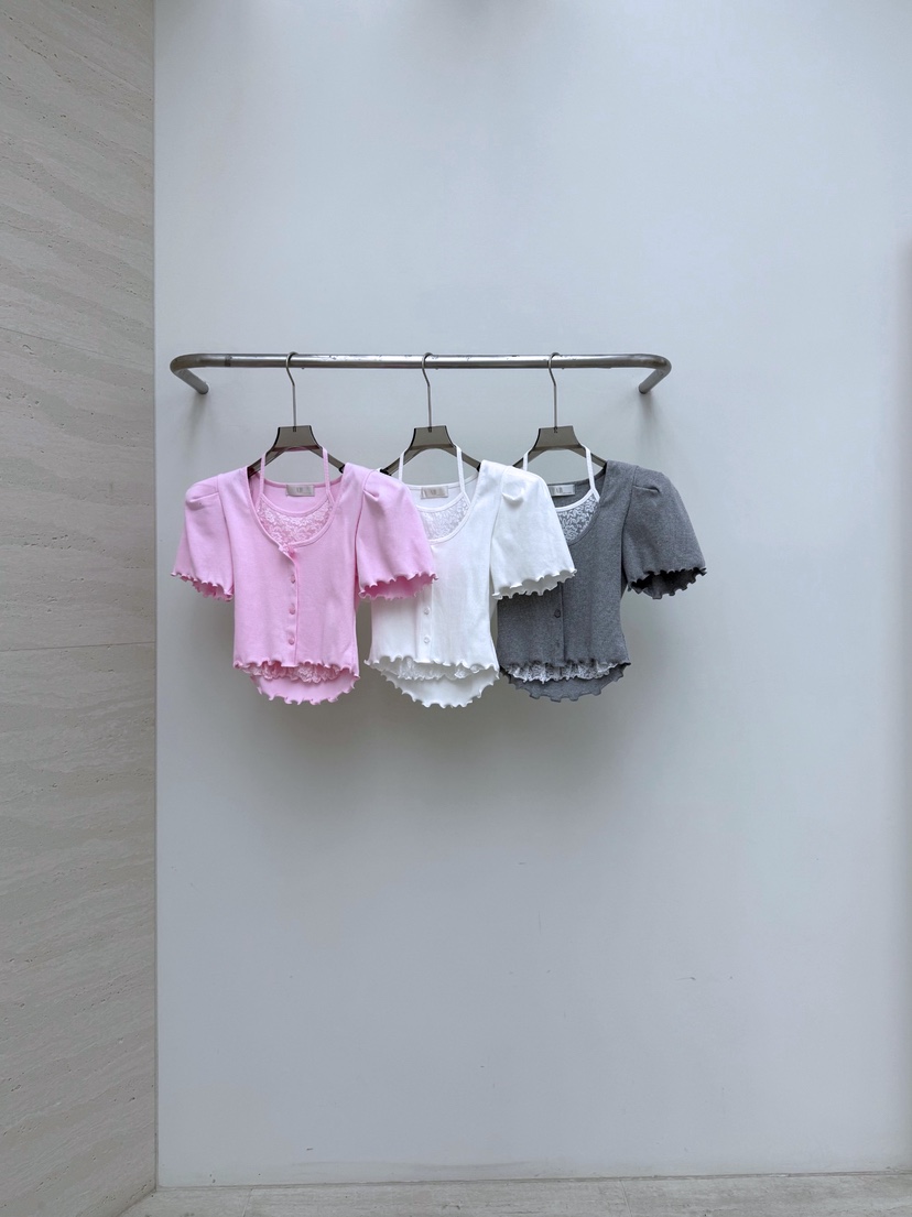 AB東大門實拍女裝新款人氣真品推薦26春夏時尚針織衫假兩件AB針織衫