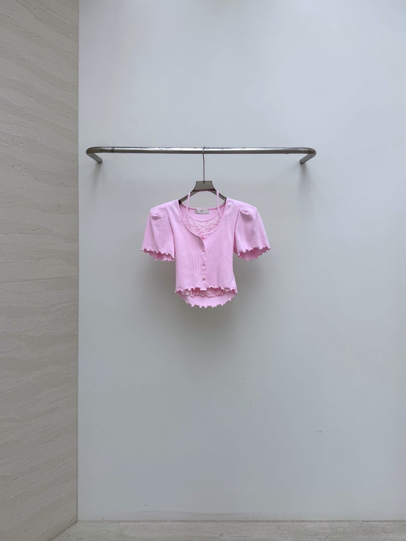 AB東大門實拍女裝新款人氣真品推薦26春夏時尚針織衫假兩件AB針織衫圖色2