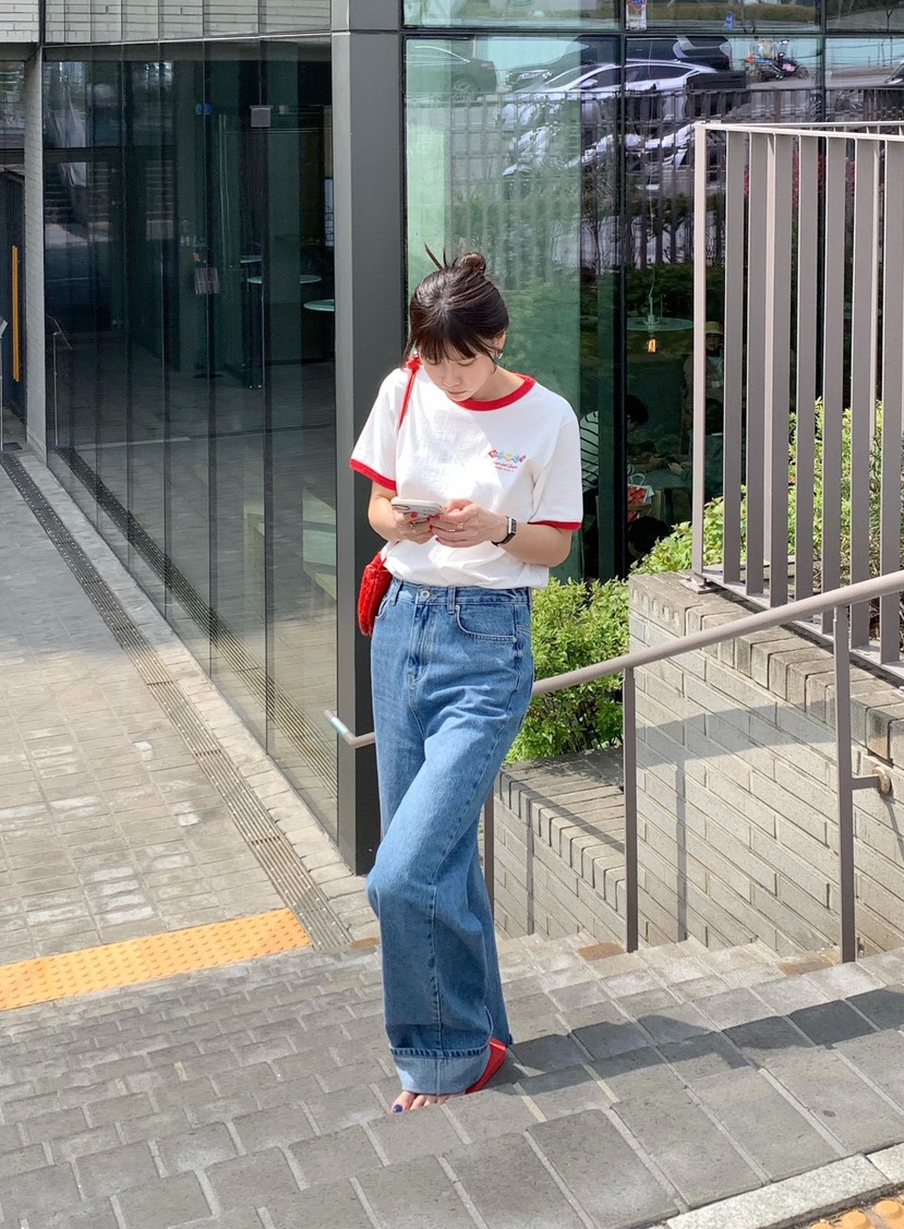 COURGETTE韓國代購女士新品職業26春夏時尚休閑推薦人氣T恤COURGETTET恤