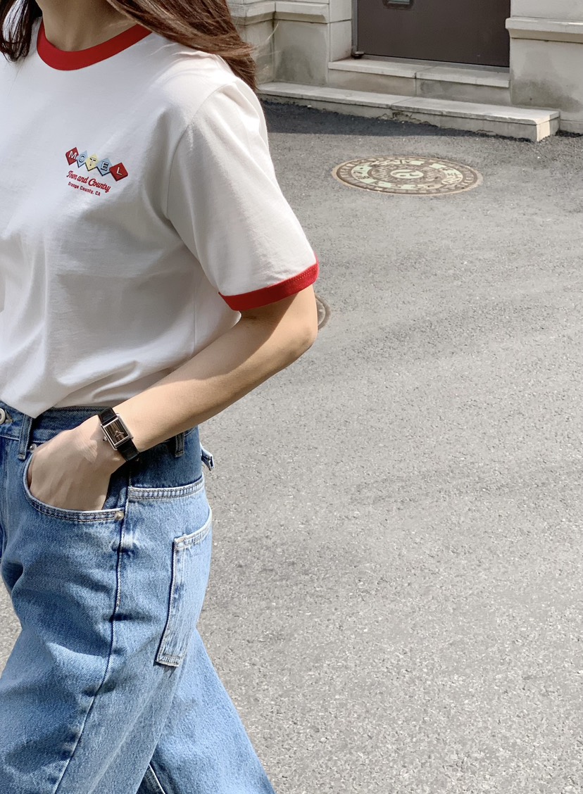 COURGETTE韓國代購女士新品職業26春夏時尚休閑推薦人氣T恤COURGETTET恤