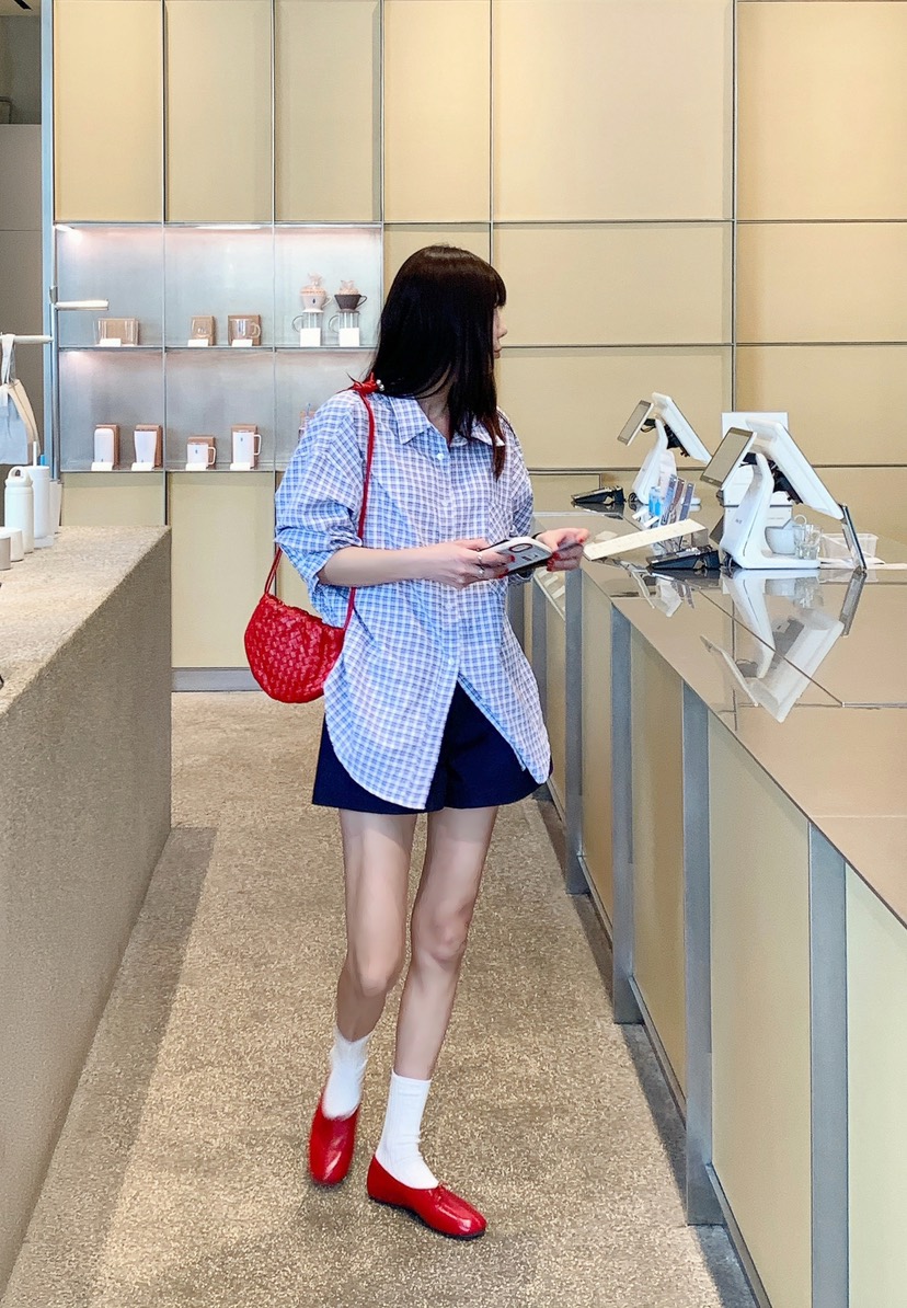 COURGETTE韓國東大門直郵女裝新款時尚熱賣人氣職業推薦短褲COURGETTE短褲