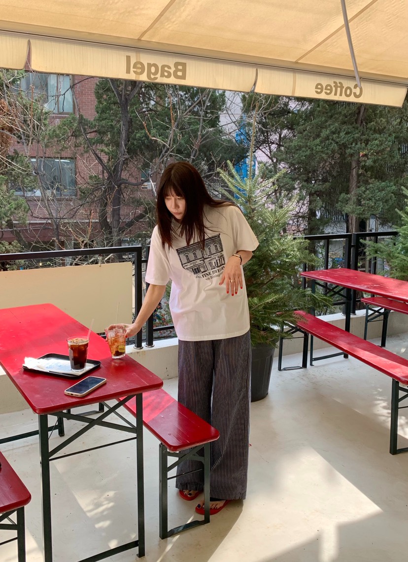 COURGETTE韓國直郵女裝新品推薦熱賣人氣26春夏休閑職業T恤COURGETTET恤