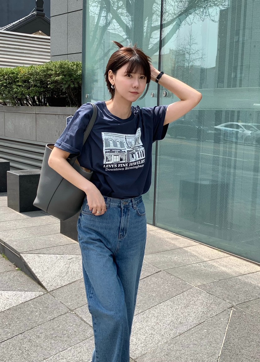 COURGETTE韓國直郵女裝新品推薦熱賣人氣26春夏休閑職業T恤COURGETTET恤