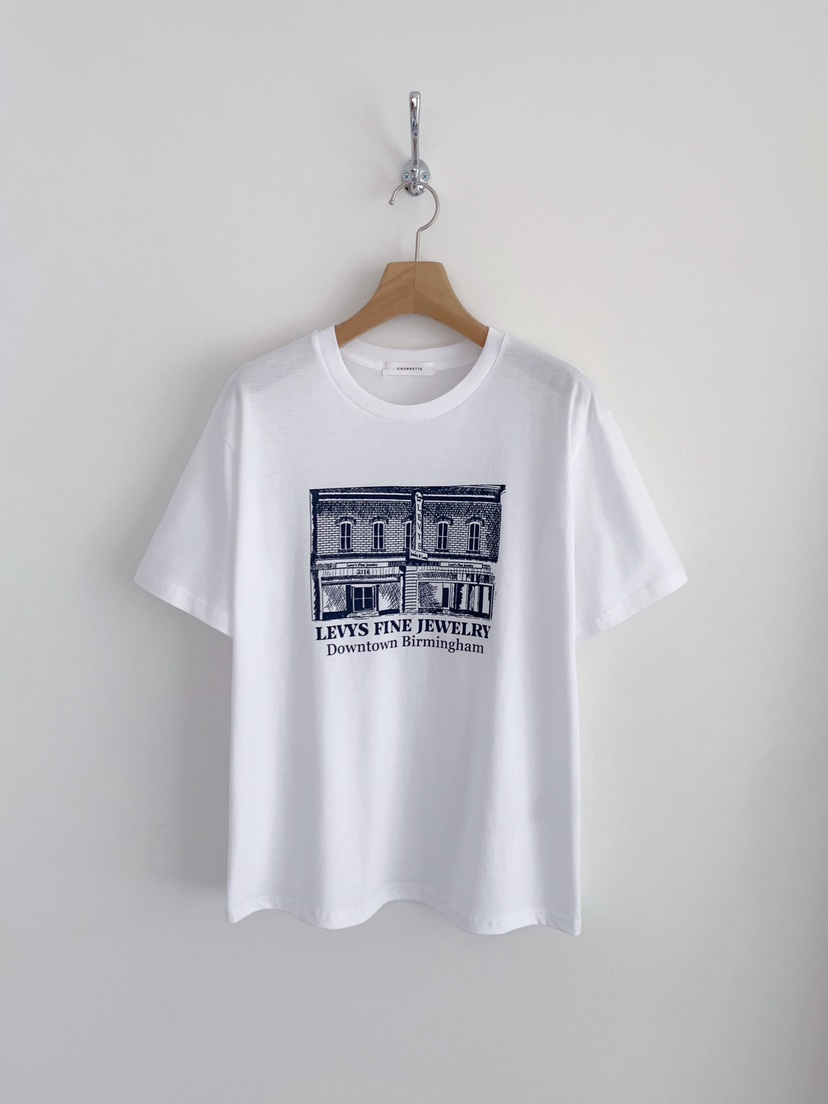 COURGETTE韓國直郵女裝新品推薦熱賣人氣26春夏休閑職業T恤COURGETTET恤圖色1