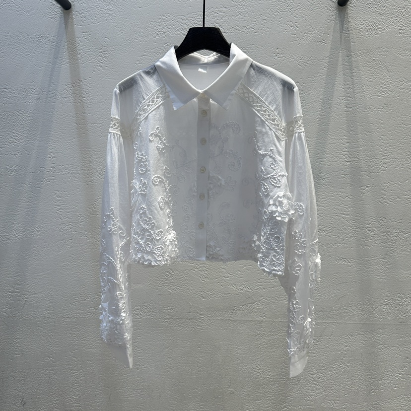 TRIPLE SEVEN韓國東大門直郵女士新品26春夏熱賣襯衫蕾絲衫TRIPLE SEVEN襯衫/蕾絲衫圖色1