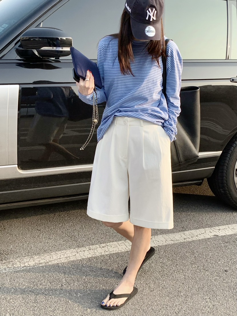 COURGETTE韓國東大門直郵女士新品人氣熱賣休閑26春夏短褲褶裥COURGETTE短褲