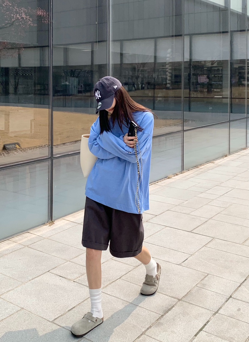 COURGETTE韓國東大門直郵女士新品人氣熱賣休閑26春夏短褲褶裥COURGETTE短褲