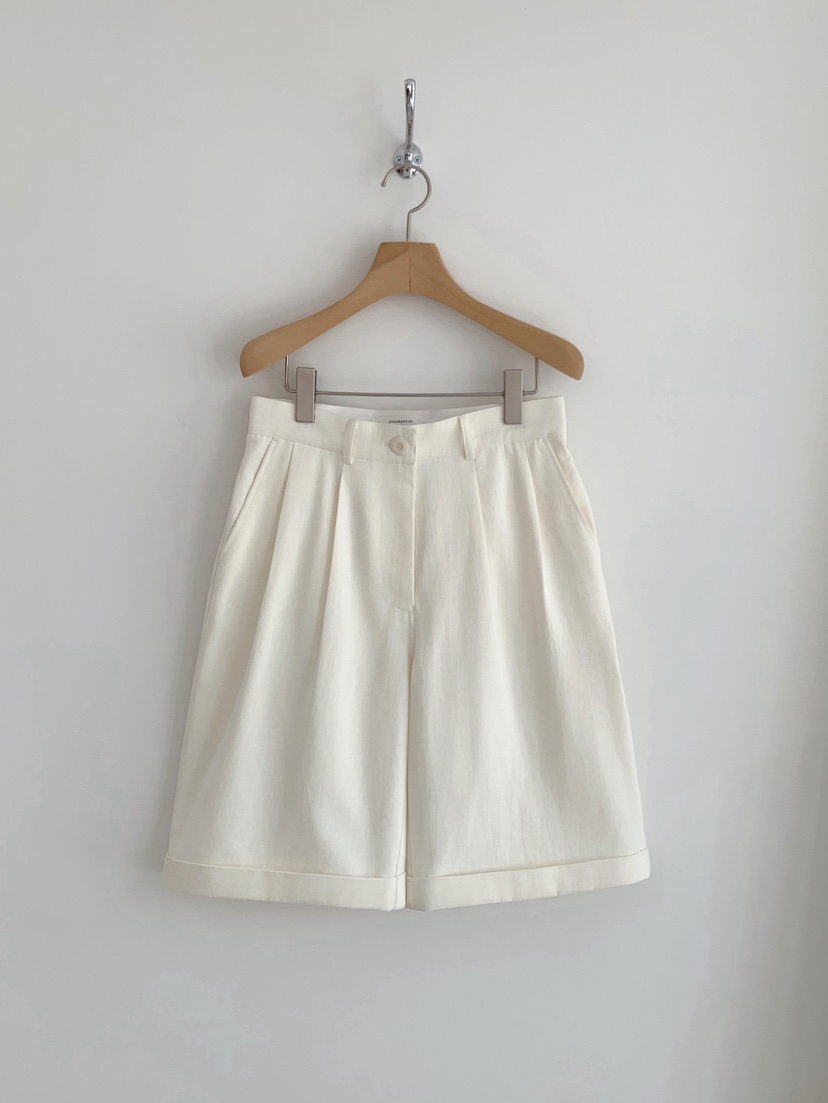 COURGETTE韓國東大門直郵女士新品人氣熱賣休閑26春夏短褲褶裥COURGETTE短褲圖色1