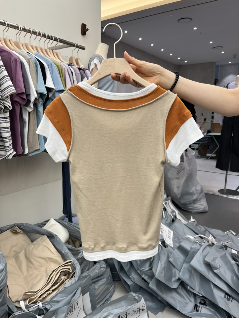 I MFACT韓國代購女裝新款人氣職業時尚休閑26春夏熱賣T恤I MFACTT恤