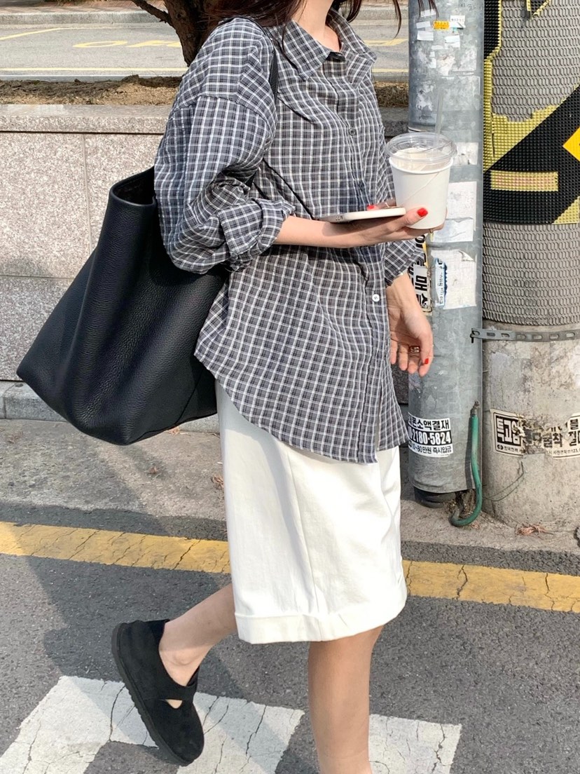 COURGETTE韓國直郵女裝新款推薦休閑時尚人氣熱賣襯衫蕾絲衫COURGETTE襯衫/蕾絲衫