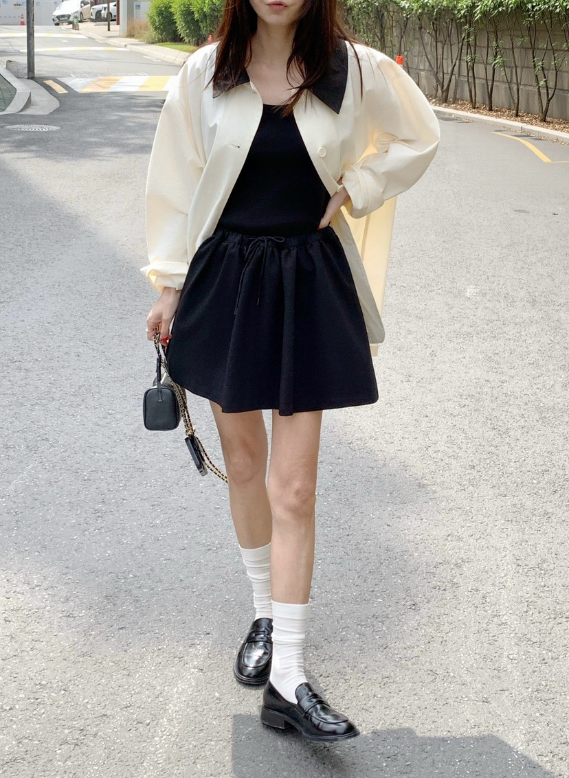 COURGETTE韓國東大門代購女士新品人氣職業26春夏熱賣裙褲COURGETTE裙褲圖色1