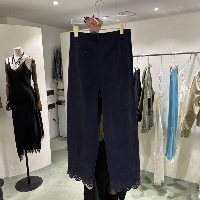 JERRY HALL-P韓國直郵女士新品職業推薦時尚休閑褲花朵JERRY HALL休閑褲