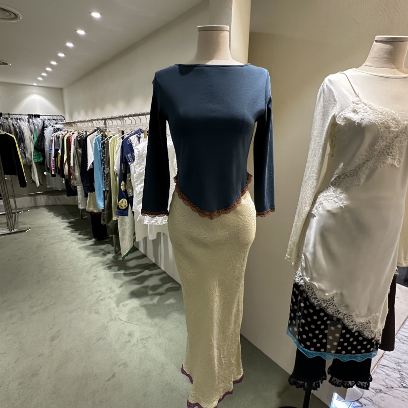 JERRY HALL-P韓國直郵實拍女士新款26春夏職業時尚長袖T恤JERRY HALL長袖T恤