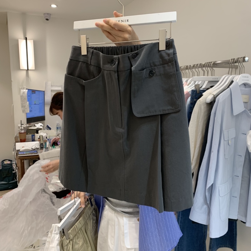 VENIR-a韓國直郵實拍女士新品人氣熱賣26春夏推薦短裙口袋VENIR-a短裙圖色3