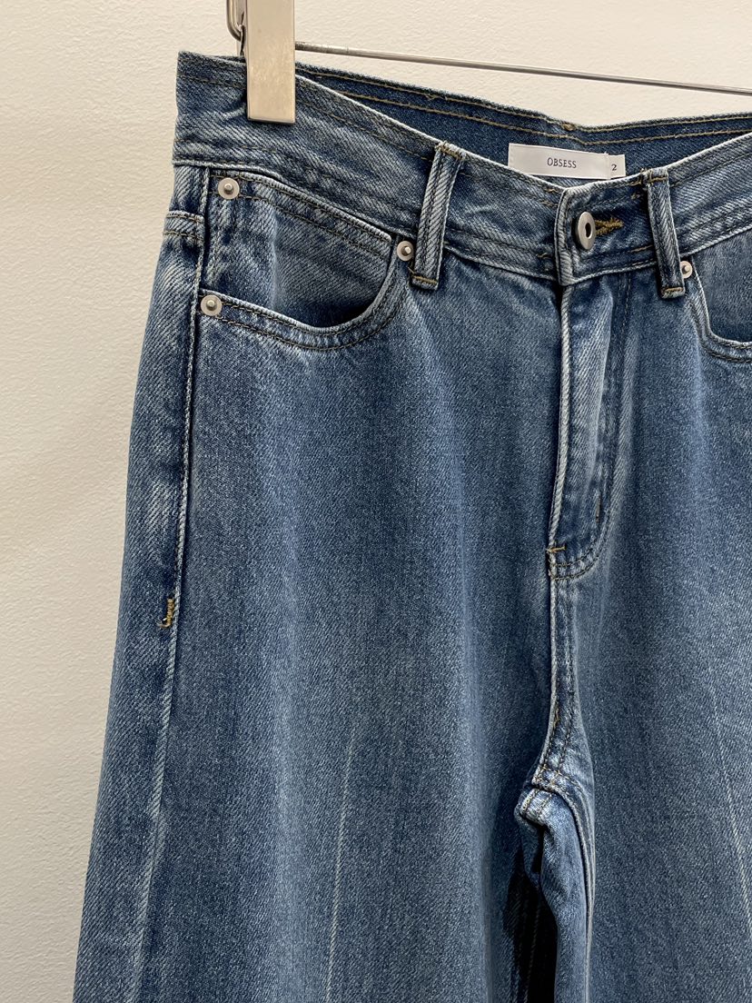OBSESS韓國直郵實拍女士新品26春夏職業推薦人氣熱賣牛仔褲OBSESS/EARLY BIRD牛仔褲
