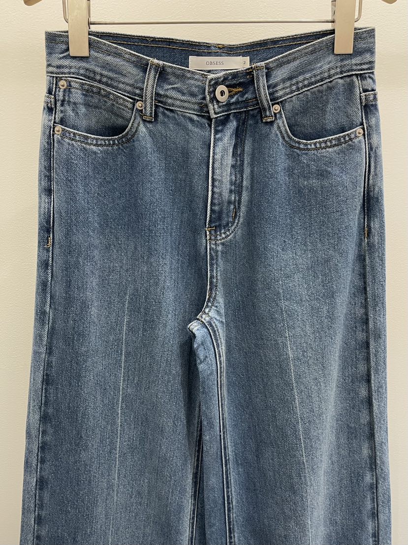 OBSESS韓國直郵實拍女士新品26春夏職業推薦人氣熱賣牛仔褲OBSESS/EARLY BIRD牛仔褲