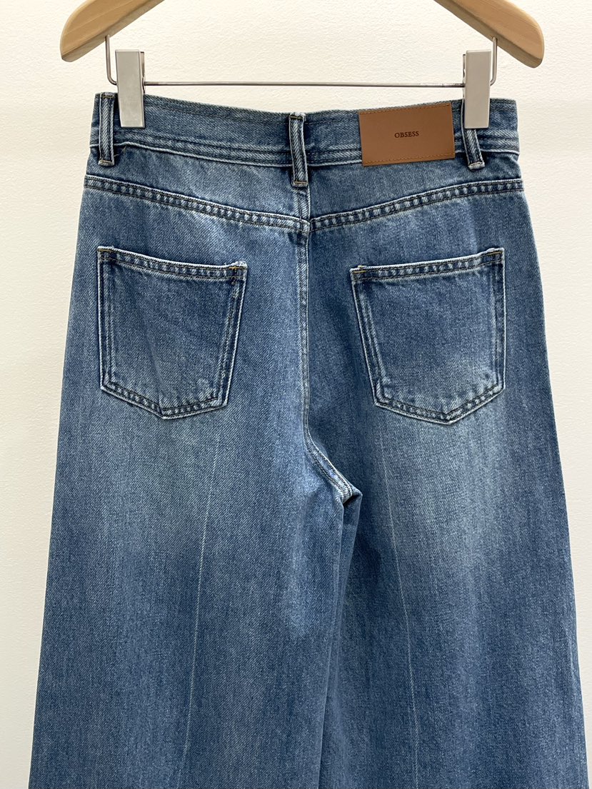 OBSESS韓國直郵實拍女士新品26春夏職業推薦人氣熱賣牛仔褲OBSESS/EARLY BIRD牛仔褲