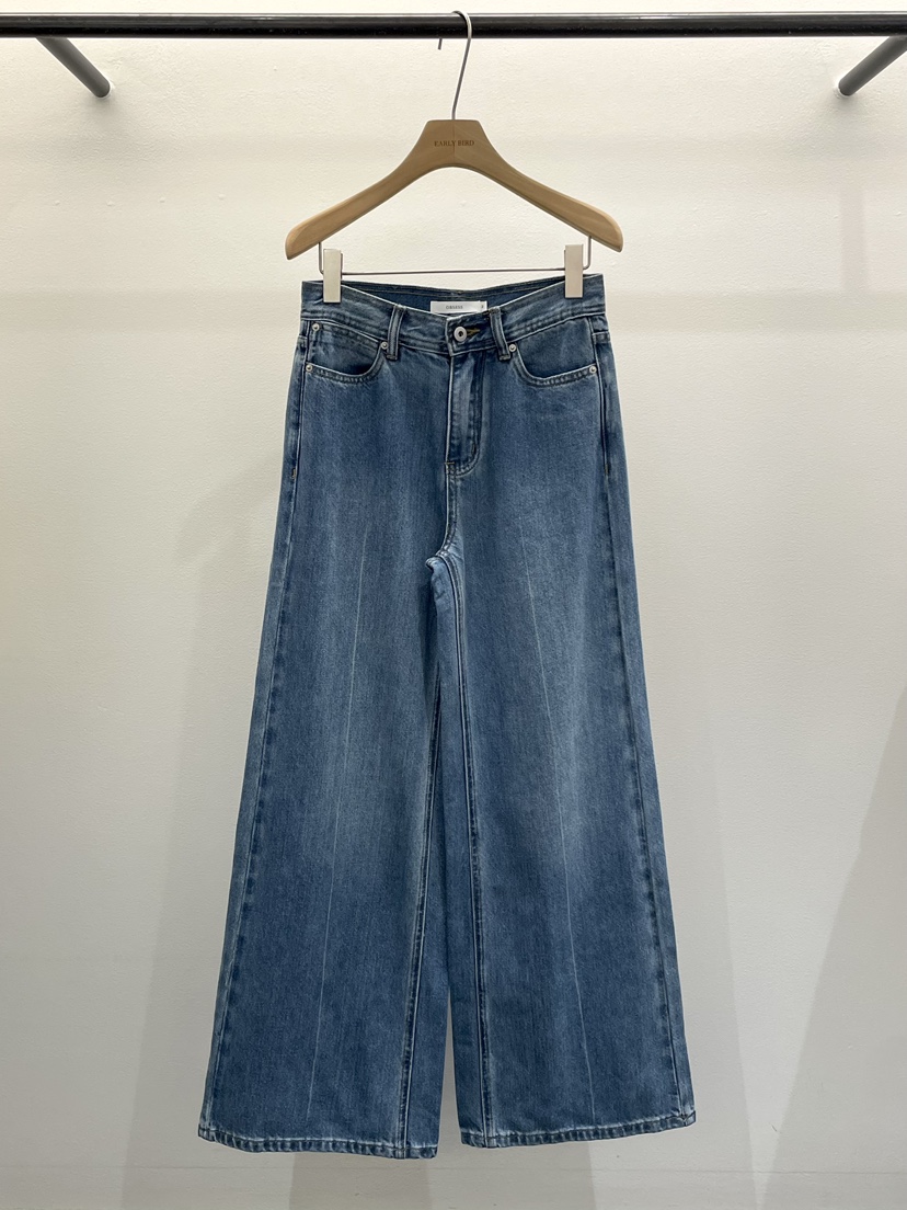 OBSESS韓國直郵實拍女士新品26春夏職業推薦人氣熱賣牛仔褲OBSESS/EARLY BIRD牛仔褲圖色1