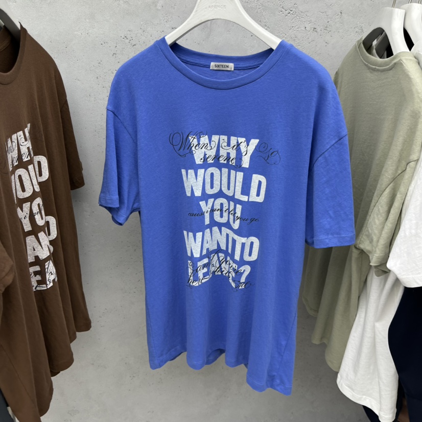 SIXTEEN韓國代購女裝新款熱賣休閑人氣時尚26春夏推薦T恤SIXTEENT恤圖色3