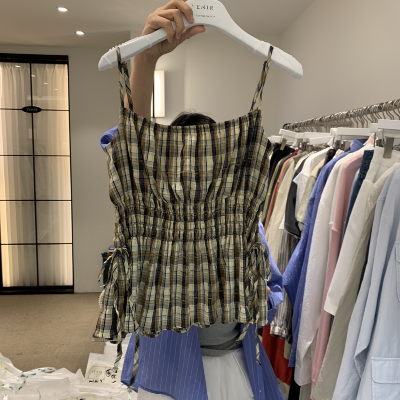 VENIR-a韓國代購女裝新款推薦職業26春夏時尚熱賣吊帶背心VENIR-a吊帶/背心圖色1