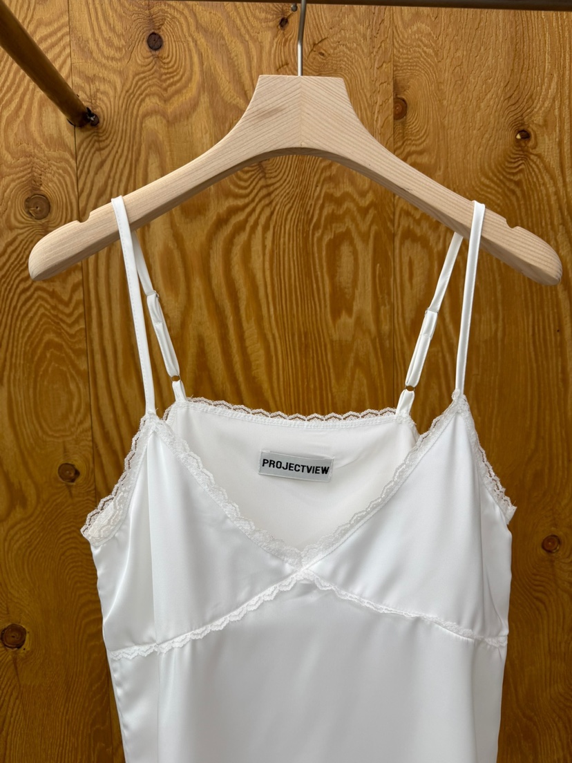 PROJECTVIEW韓國直郵女裝新款人氣職業休閑連衣裙蕾絲緞面PROJECTVIEW連衣裙