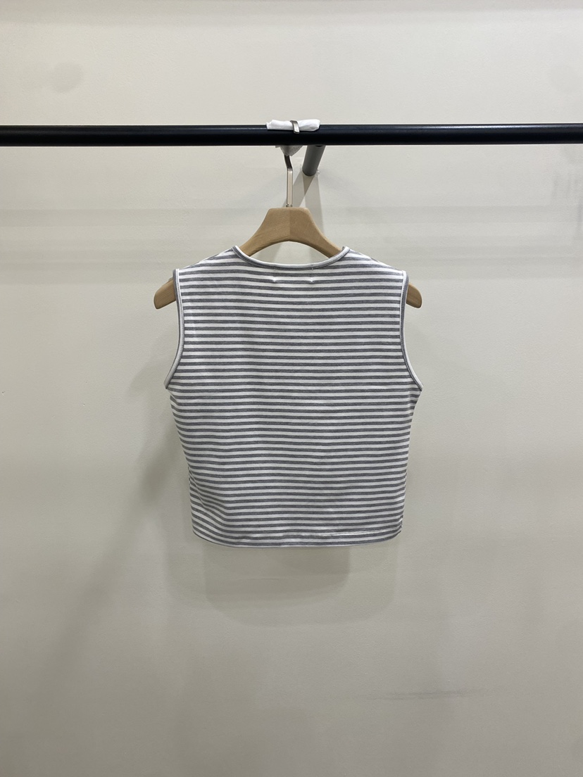 PERSON韓國東大門直郵女士新品時尚職業26春夏吊帶背心條紋PERSON吊帶/背心