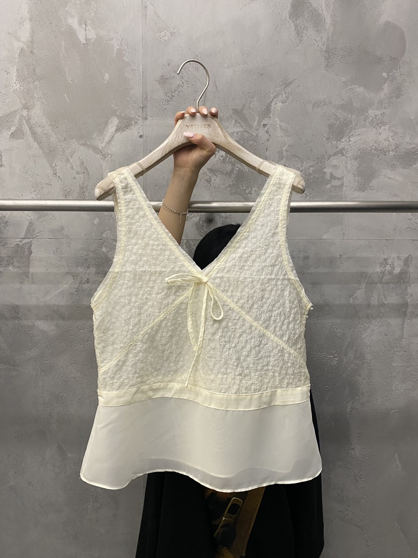 THE VETIVER-A韓國直郵女裝新款26春夏推薦職業吊帶背心VETIVER吊帶/背心圖色1