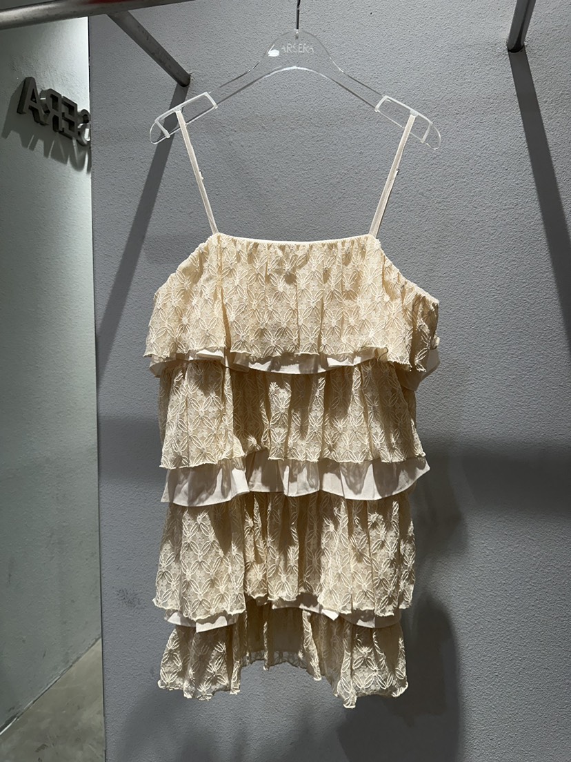 ARSERA韓國東大門代購女士新款推薦26春夏時尚連衣裙蕾絲ARSERA連衣裙圖色1