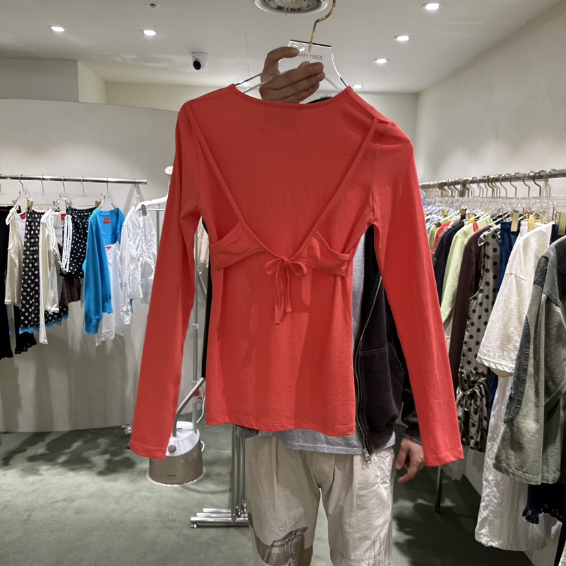 JERRY HALL-P韓國東大門直郵女裝新款推薦長袖T恤假兩件JERRY HALL長袖T恤