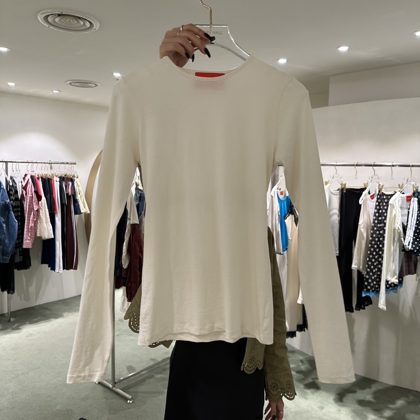 JERRY HALL-P韓國東大門直郵女裝新款推薦長袖T恤假兩件JERRY HALL長袖T恤圖色2