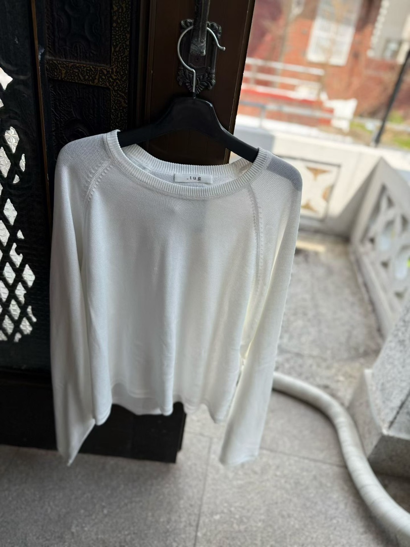 TUG韓國直郵實拍女裝新款時尚人氣職業26春夏針織衫短款針織TUG針織衫圖色1