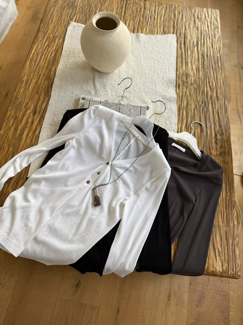 TUG韓國直郵實拍女裝新款時尚人氣熱賣休閑推薦職業長袖T恤TUG長袖T恤