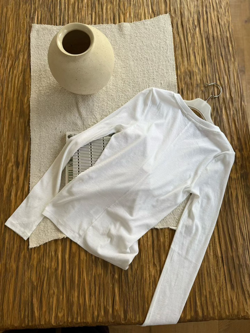 TUG韓國直郵實拍女裝新款時尚人氣熱賣休閑推薦職業長袖T恤TUG長袖T恤